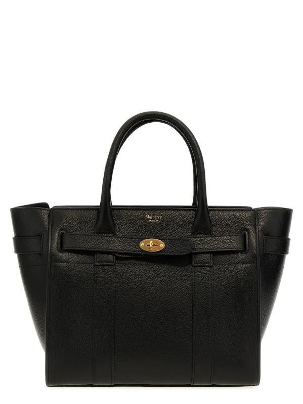 Small Zipped Bayswater Tote Bag Black sold by Wanan Luxury