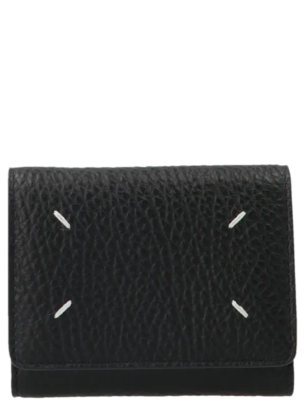Stitching Wallets And Card Holders Black sold by Wanan Luxury