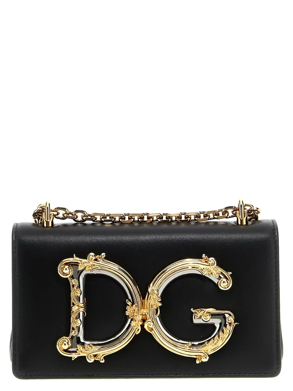 Dg Girl Crossbody Bags Black sold by Wanan Luxury