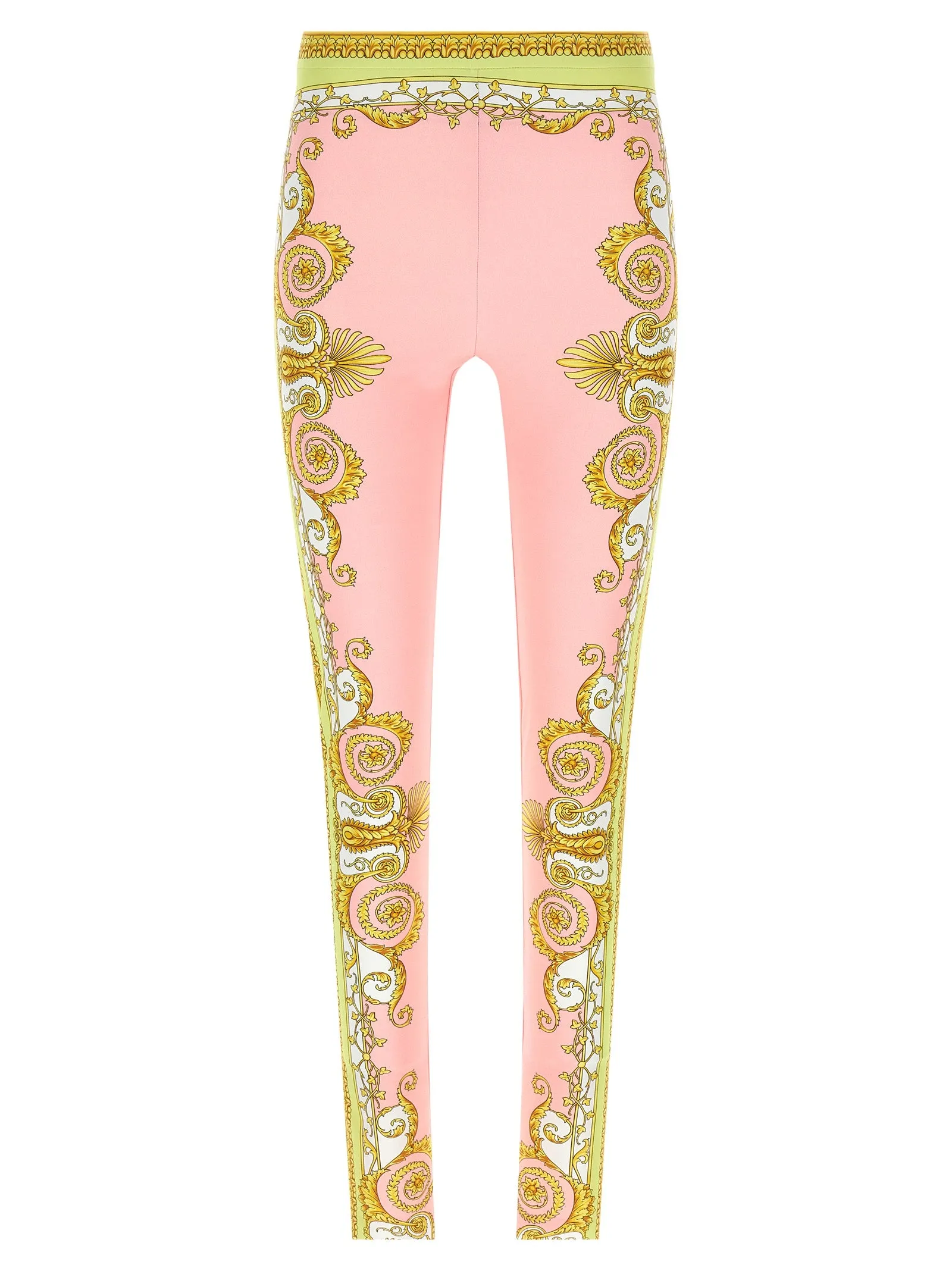 Spring Barocco Leggings Pink sold by Wanan Luxury