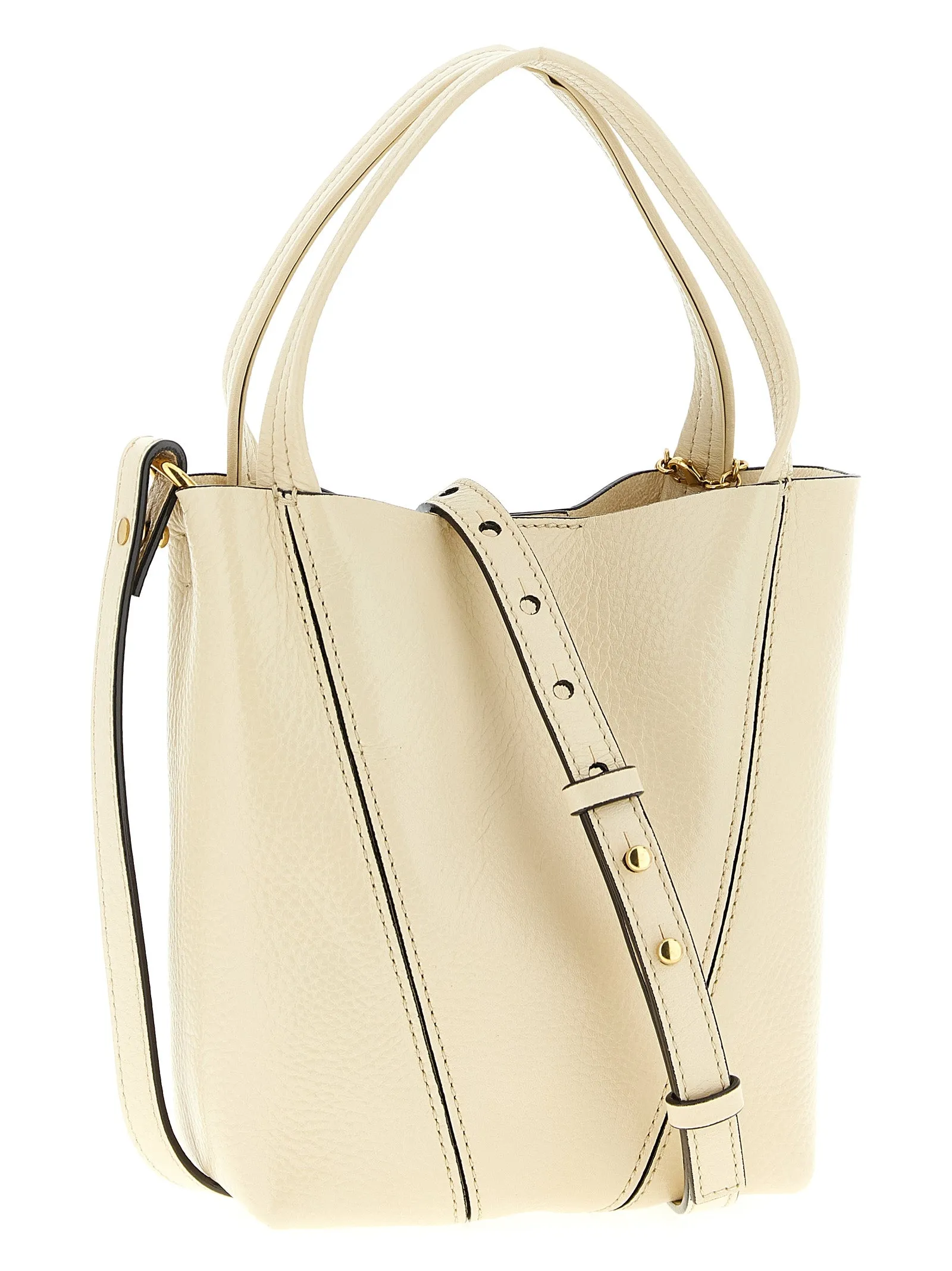 Chloé Spin Crossbody Bags Beige sold by Wanan Luxury product image thumbnail 2