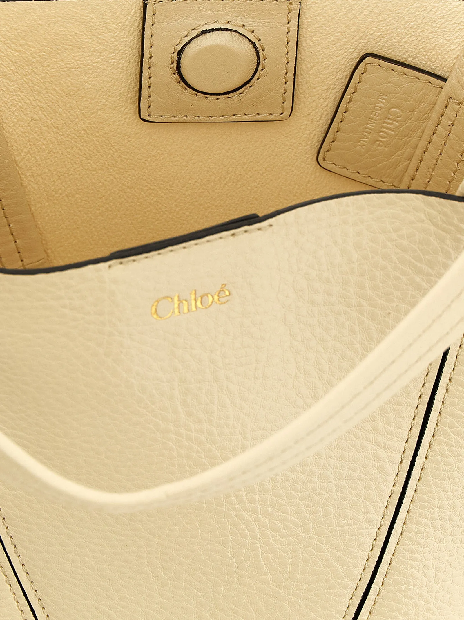 Chloé Spin Crossbody Bags Beige sold by Wanan Luxury product image thumbnail 4