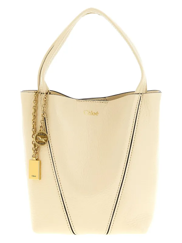 Chloé Spin Crossbody Bags Beige sold by Wanan Luxury