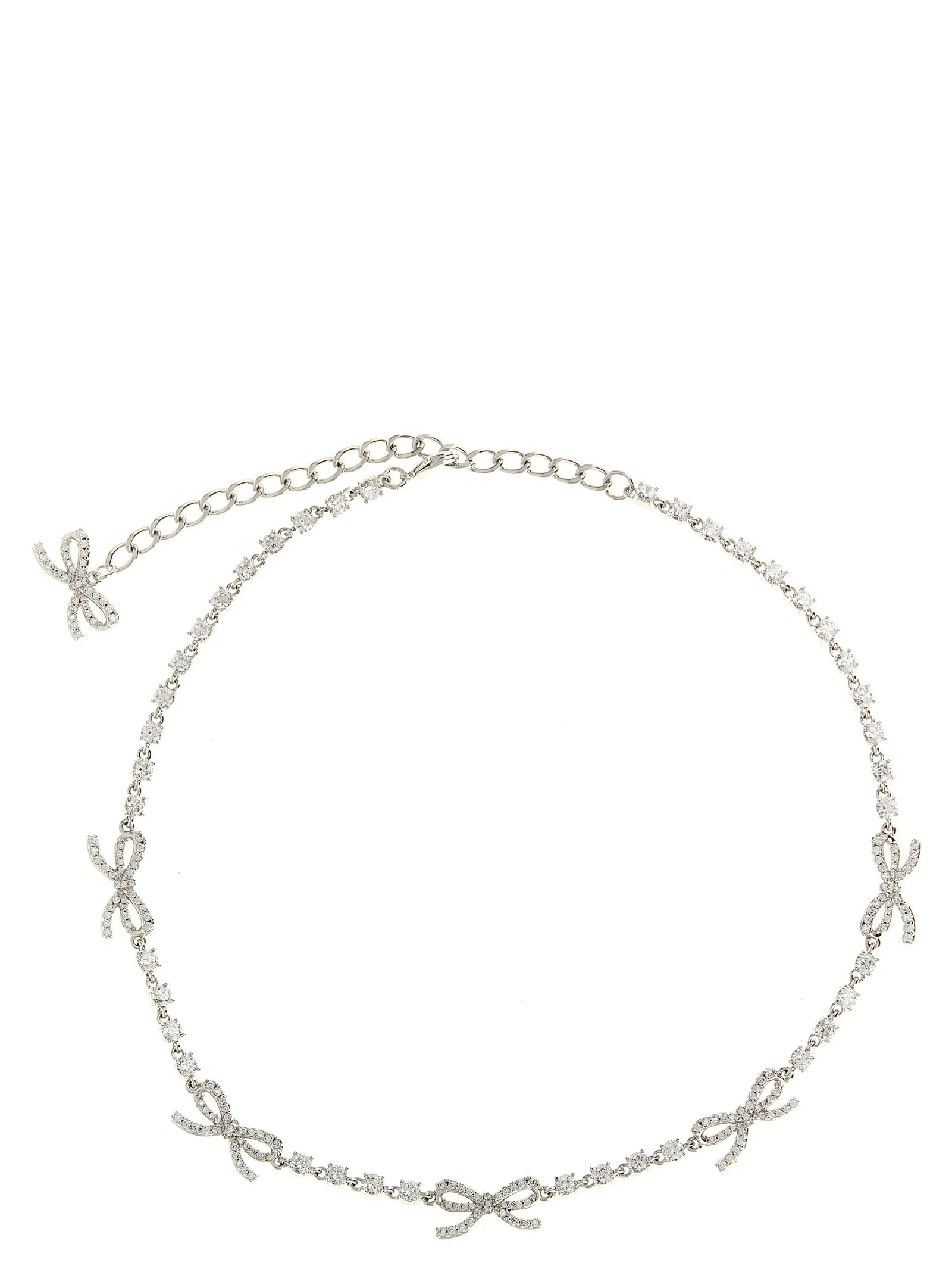 Crystal Bow Jewelry Silver sold by Wanan Luxury
