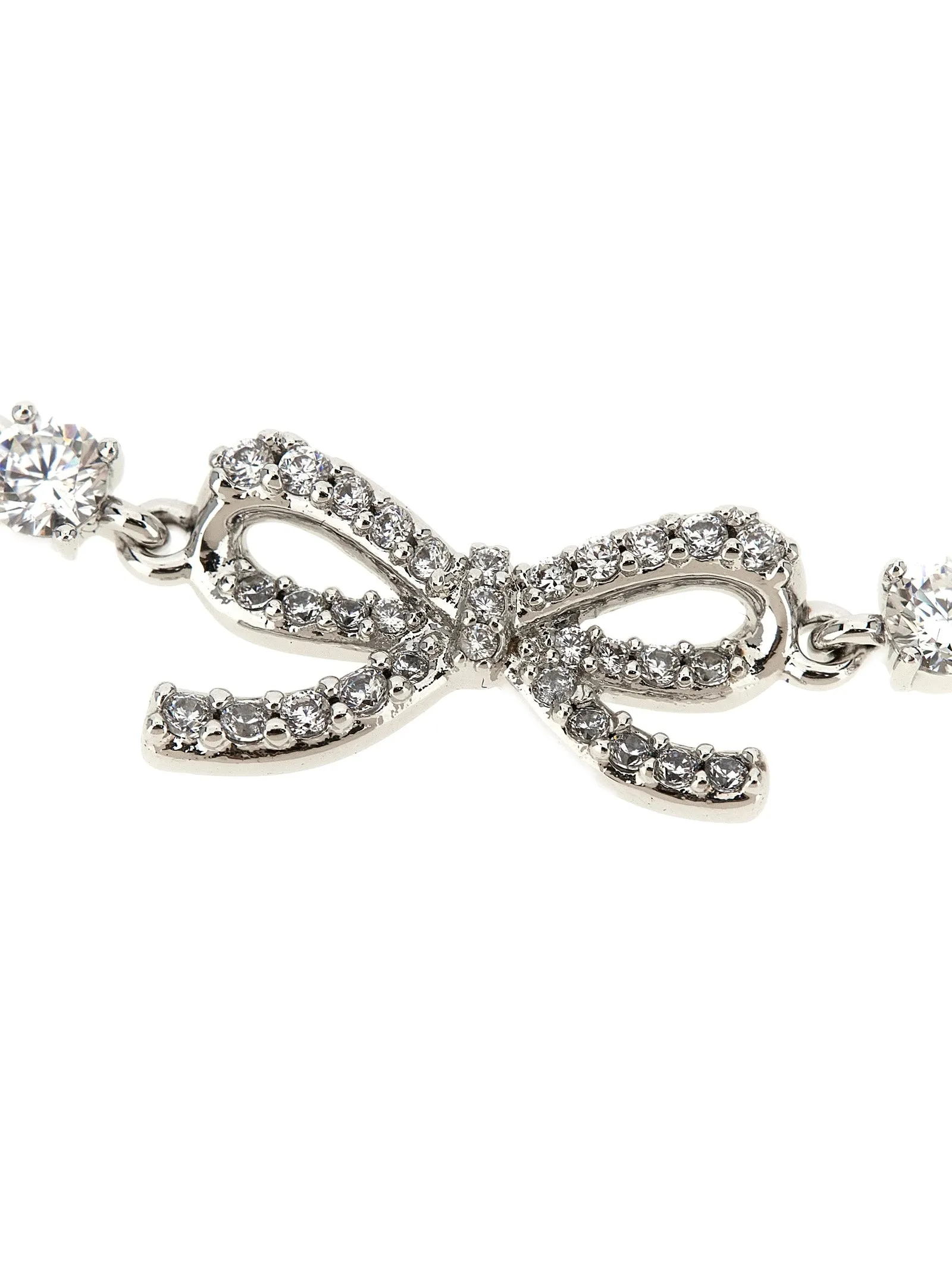 Crystal Bow Jewelry Silver sold by Wanan Luxury product image thumbnail 2
