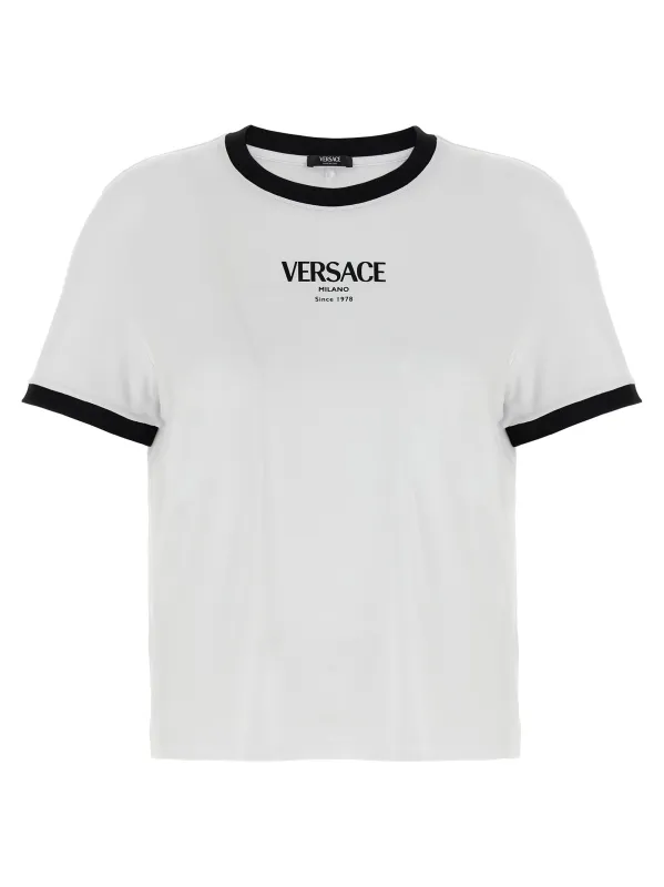 Logo T-Shirt White/Black sold by Wanan Luxury