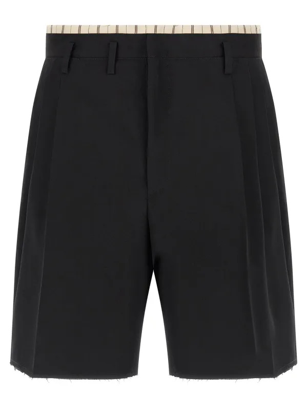 Lining Insert Bermuda Shorts Bermuda And Short Black sold by Wanan Luxury