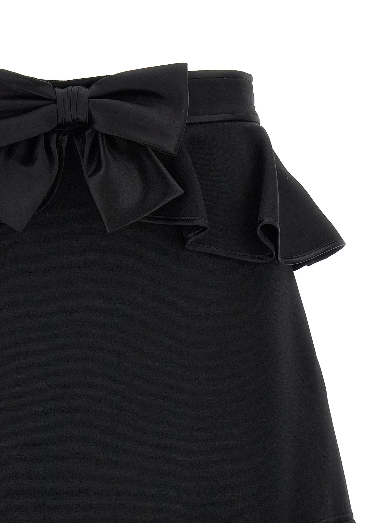 Valentino Garavani Crepe Couture Skirt Skirts Black sold by Wanan Luxury product image thumbnail 3