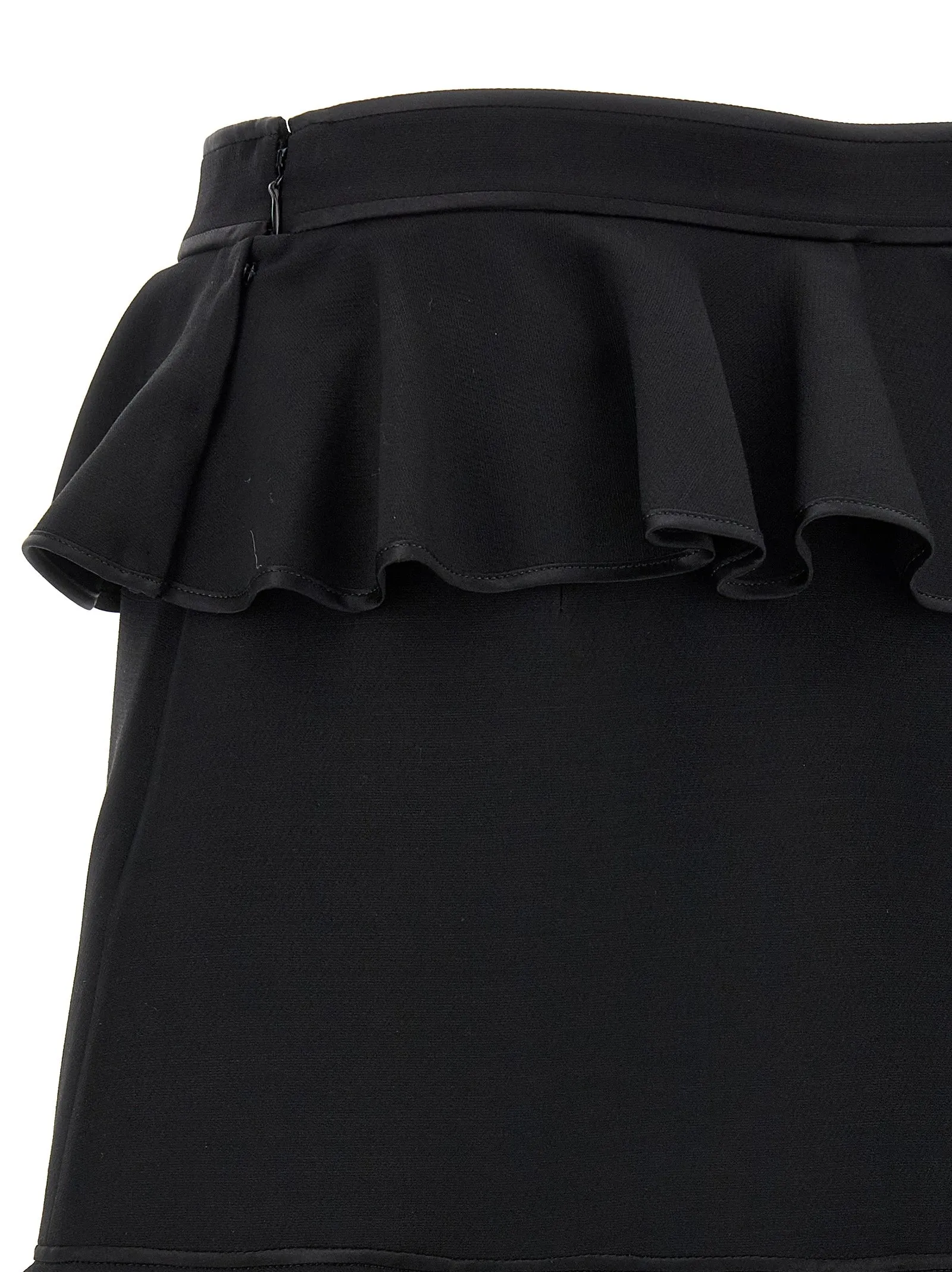 Valentino Garavani Crepe Couture Skirt Skirts Black sold by Wanan Luxury product image thumbnail 4