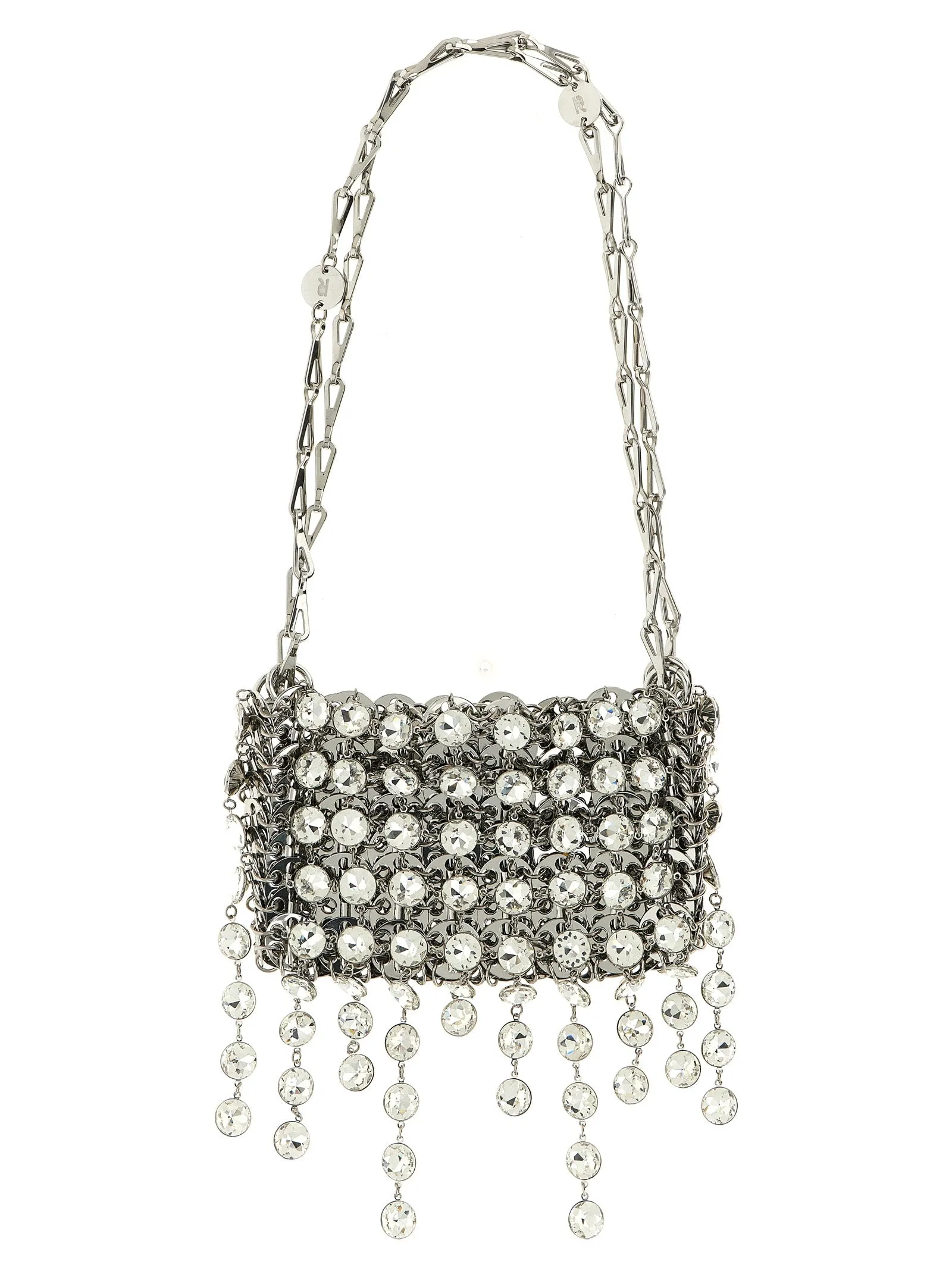 1969 Strass Nano Shoulder Bags Silver sold by Wanan Luxury
