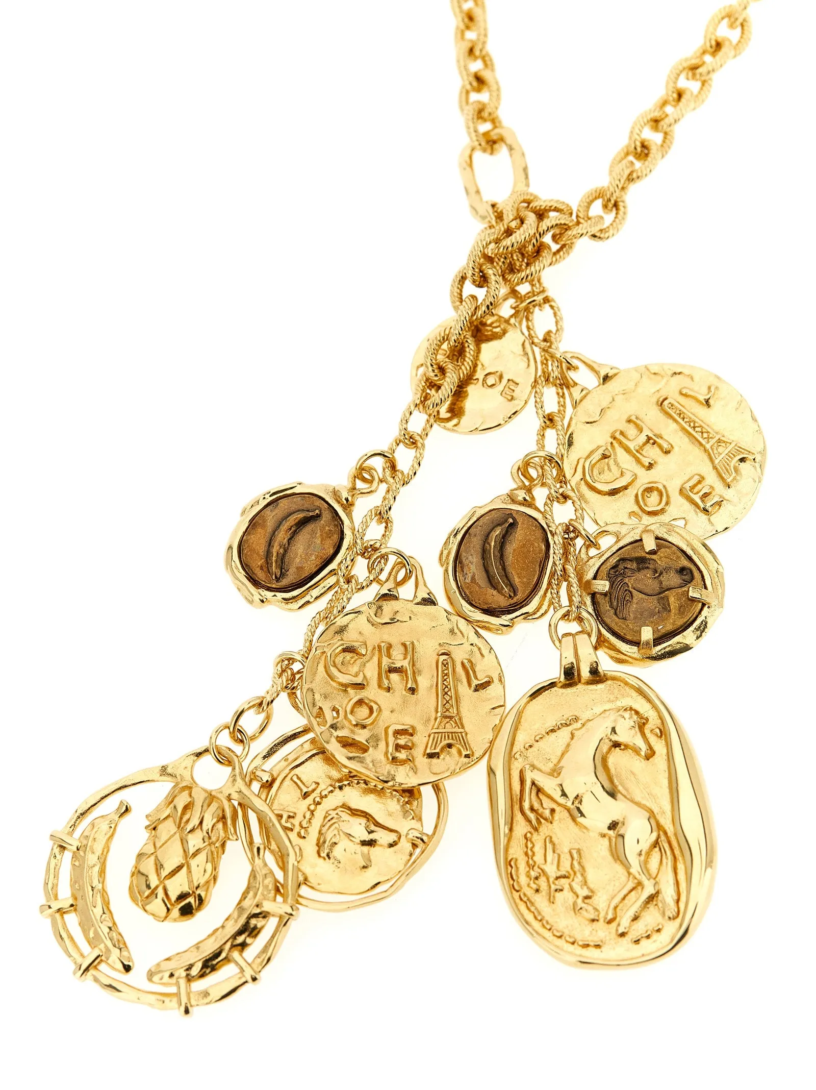 Chloé Medals Jewelry Gold sold by Wanan Luxury product image thumbnail 2