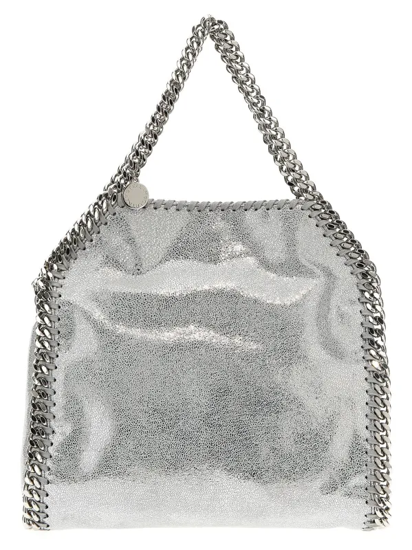 Falabella Mini Hand Bags Silver sold by Wanan Luxury