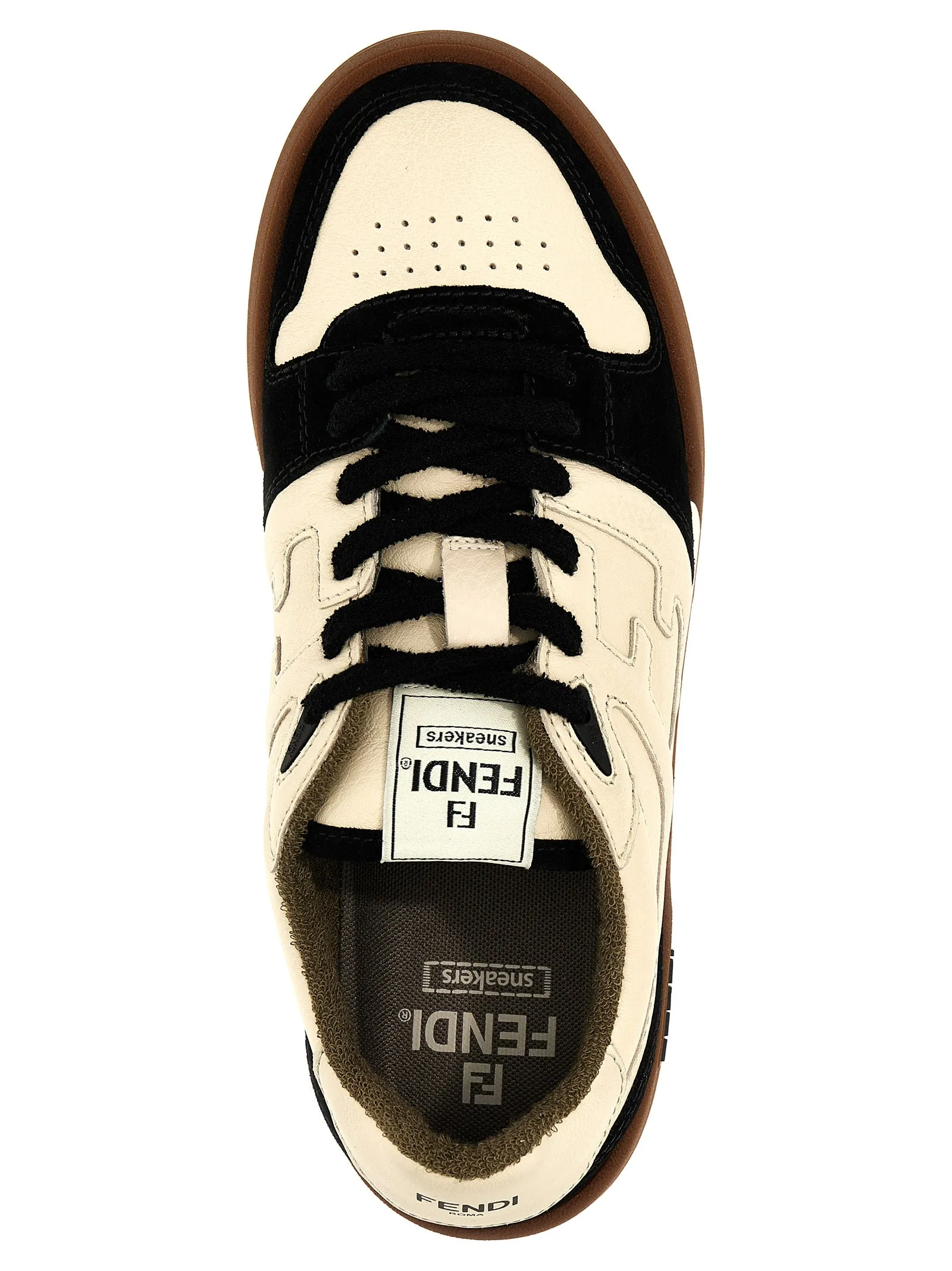 Fendi Match Sneakers White/Black sold by Wanan Luxury product image thumbnail 4