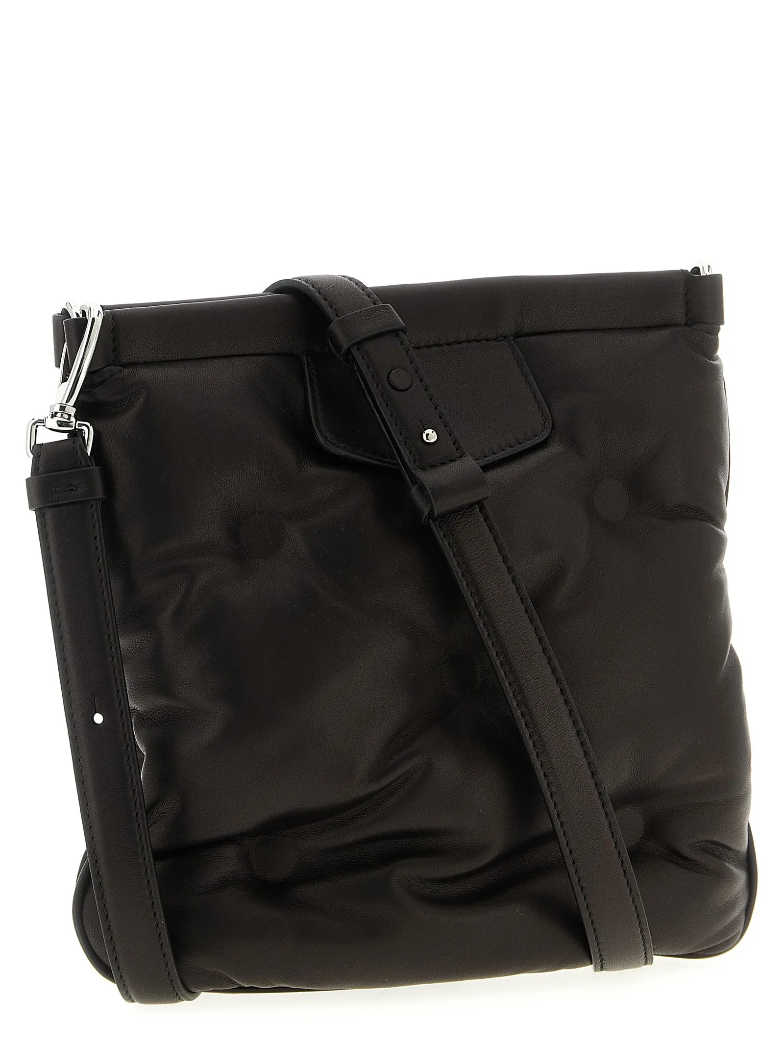 Glam Slam Flat Pocket Crossbody Bags Black sold by Wanan Luxury product image thumbnail 2