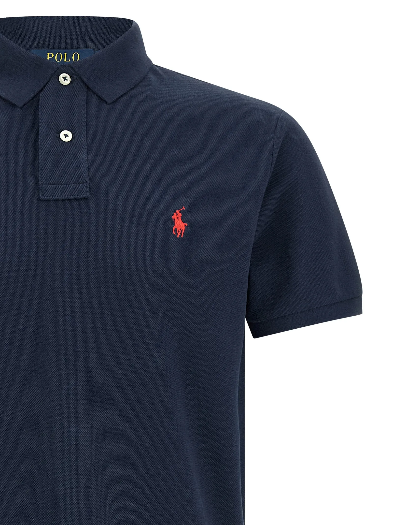 Logo Embroidery Shirt Polo Blue sold by Wanan Luxury product image thumbnail 3