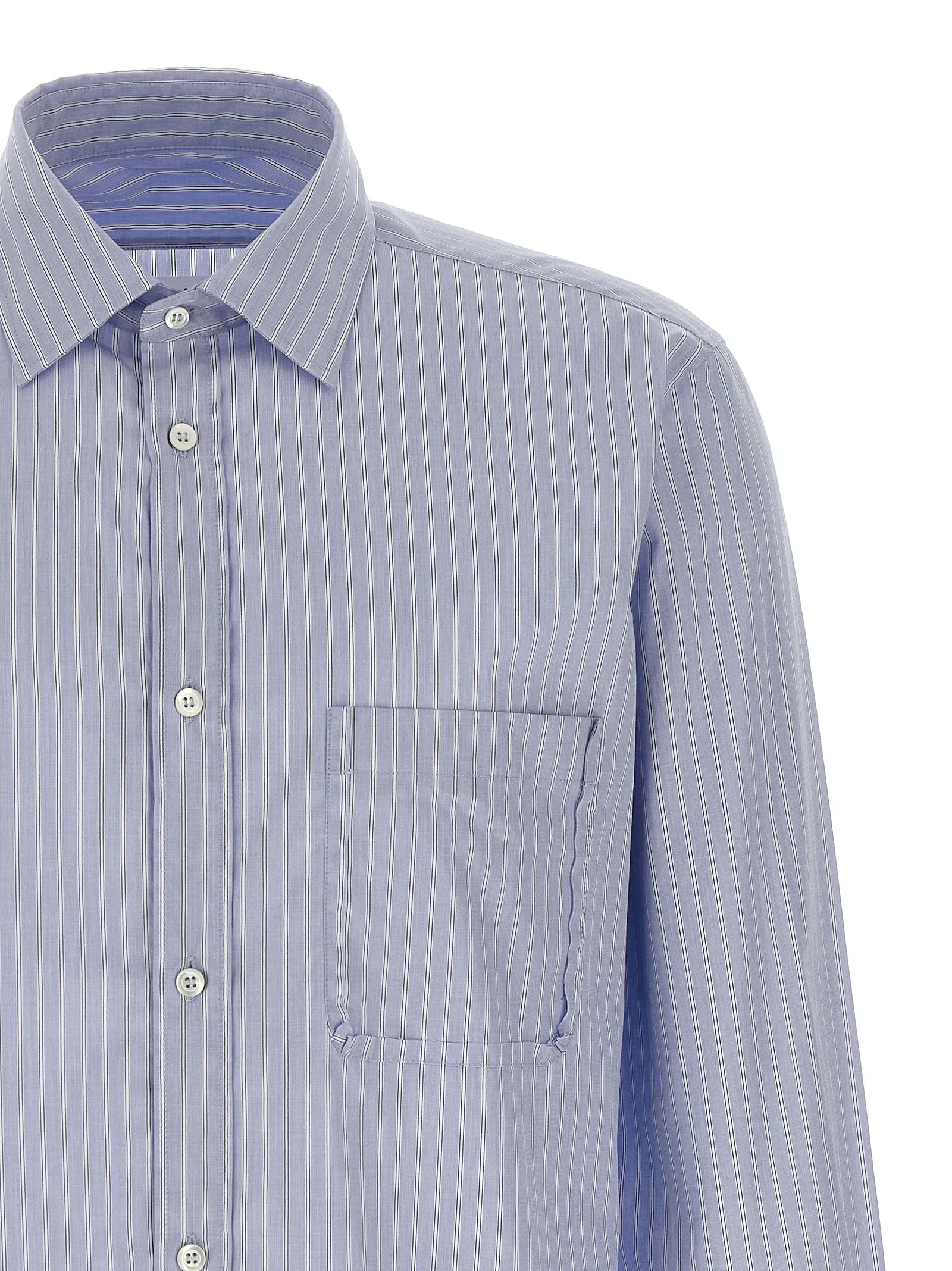 Striped Shirt Shirt And Blouse Light Blue sold by Wanan Luxury product image thumbnail 3