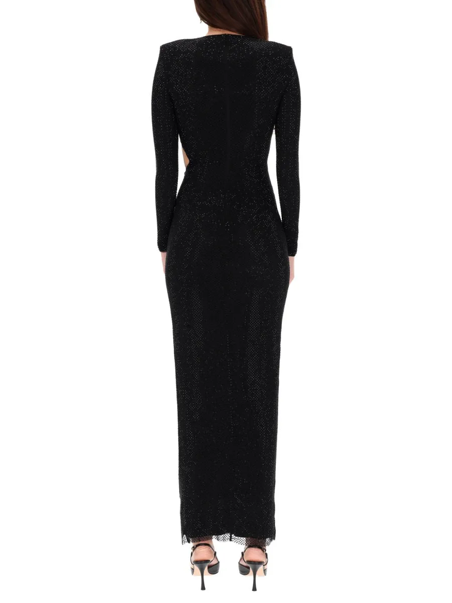 "Rhinestones" Long Dress sold by Wanan Luxury product image thumbnail 3