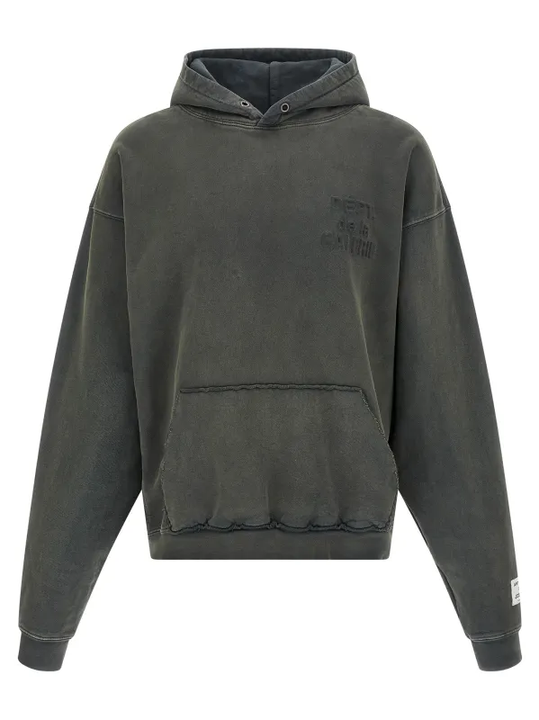 Embossed Logo Sweatshirt Gray sold by Wanan Luxury