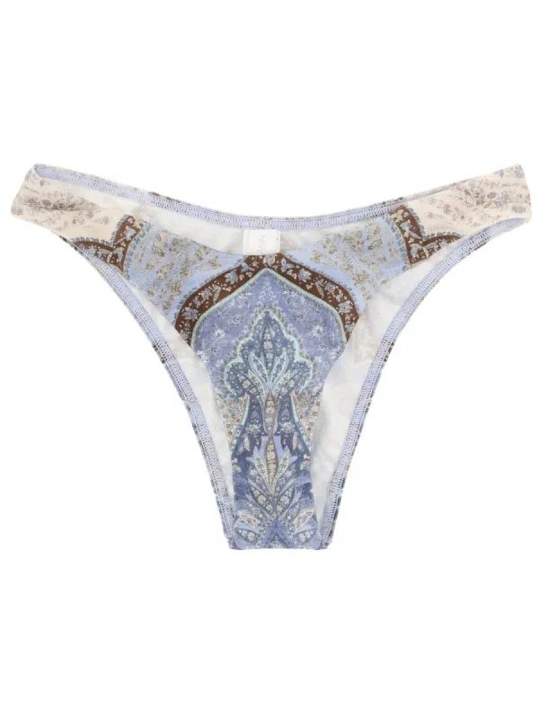 "Wanderlust" Bkini Briefs sold by Wanan Luxury