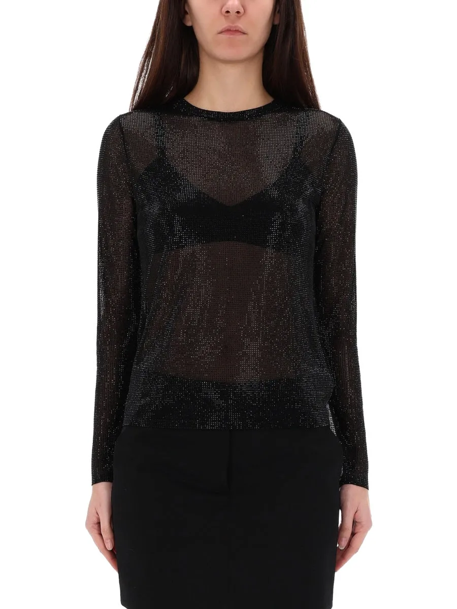 Top With Rhinestones sold by Wanan Luxury