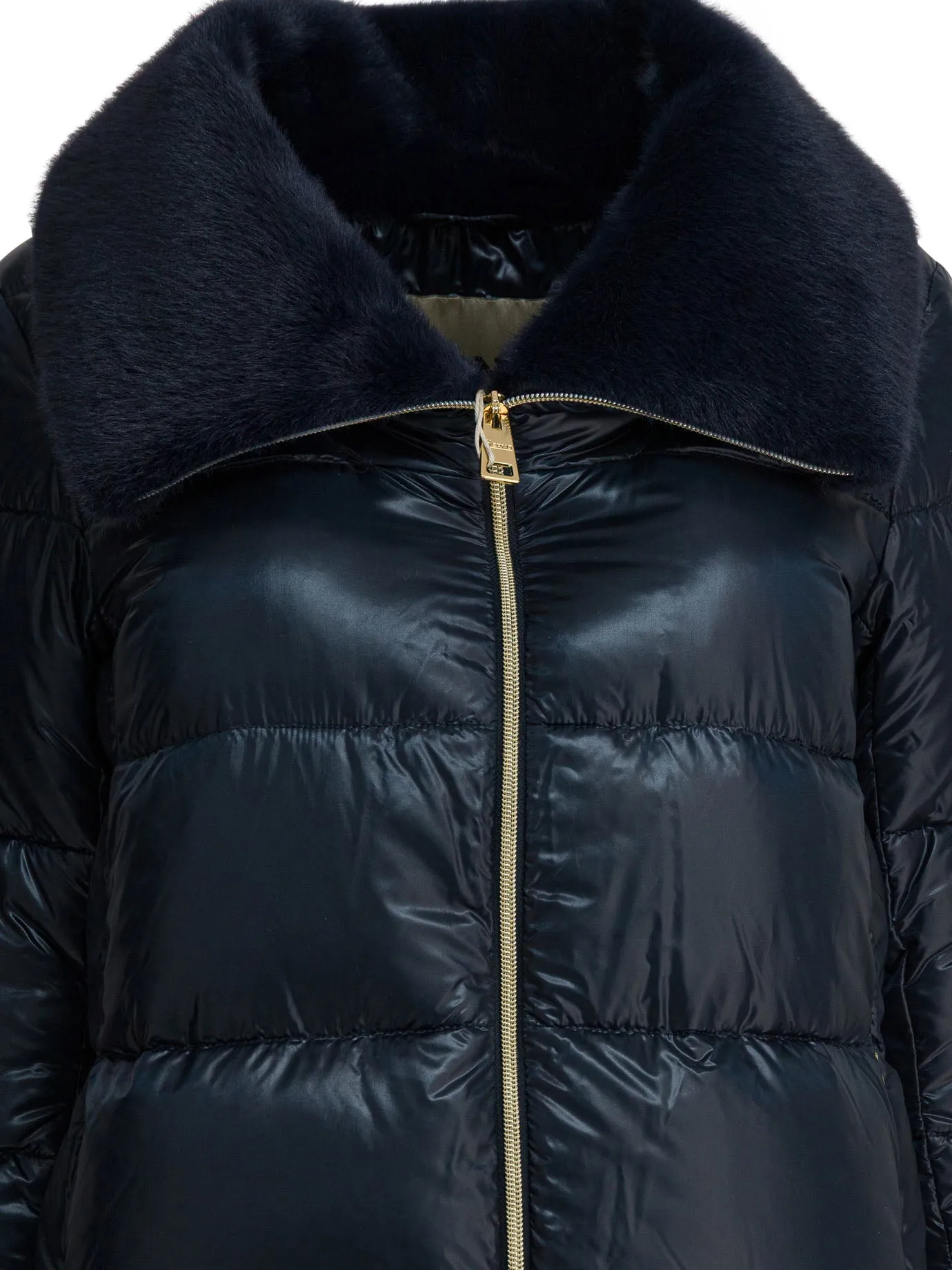 Ultralight Nylon Down Jacket And Lady Alternative Fur Jackets And Coats Blue sold by Wanan Luxury product image thumbnail 3