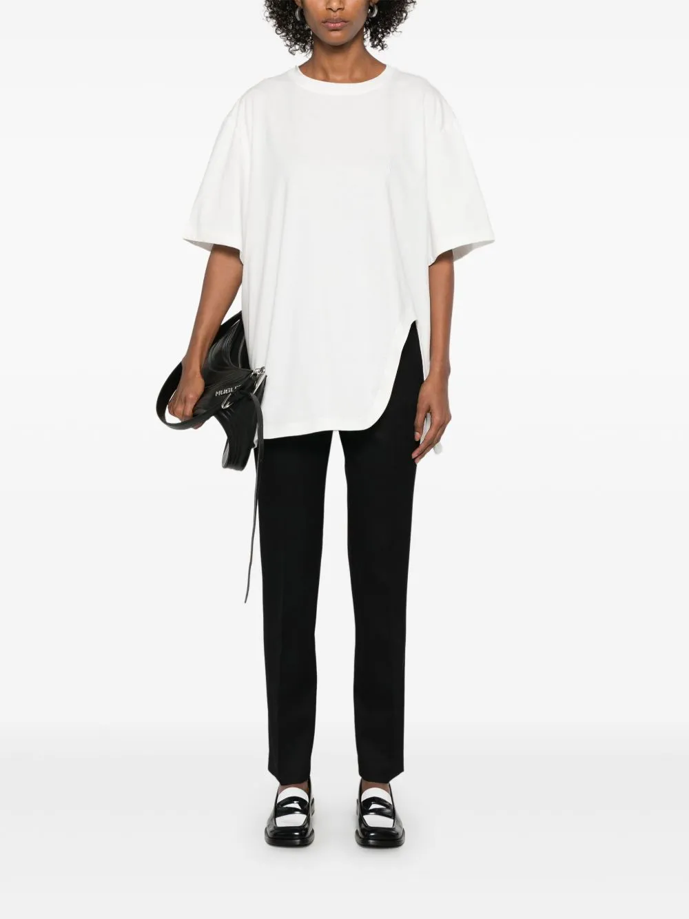 Asymmetric Cotton T-Shirt sold by Wanan Luxury product image thumbnail 2