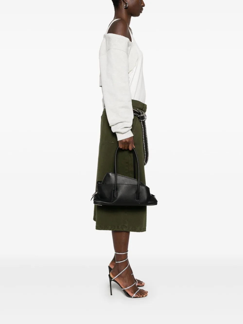 La Passeggiata Small Leather Shoulder Bag sold by Wanan Luxury product image thumbnail 5