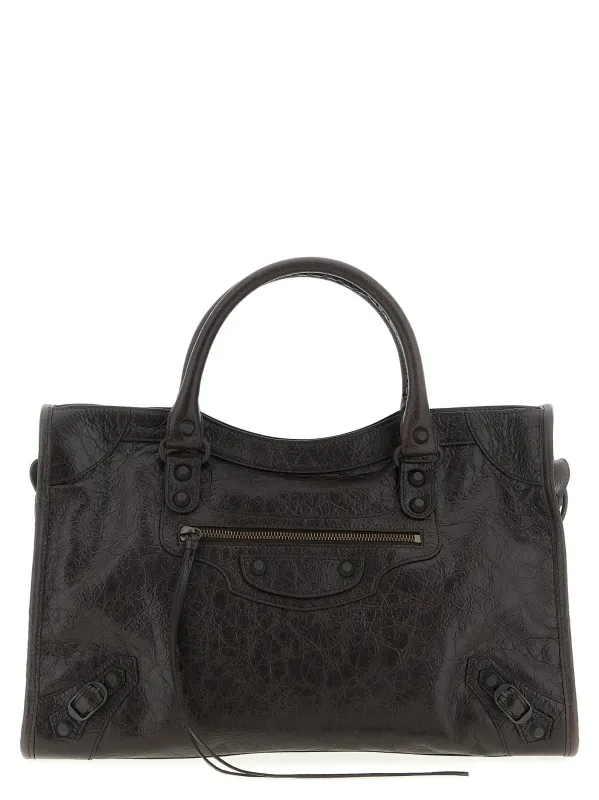 Le City Bag M Hand Bags Brown sold by Wanan Luxury