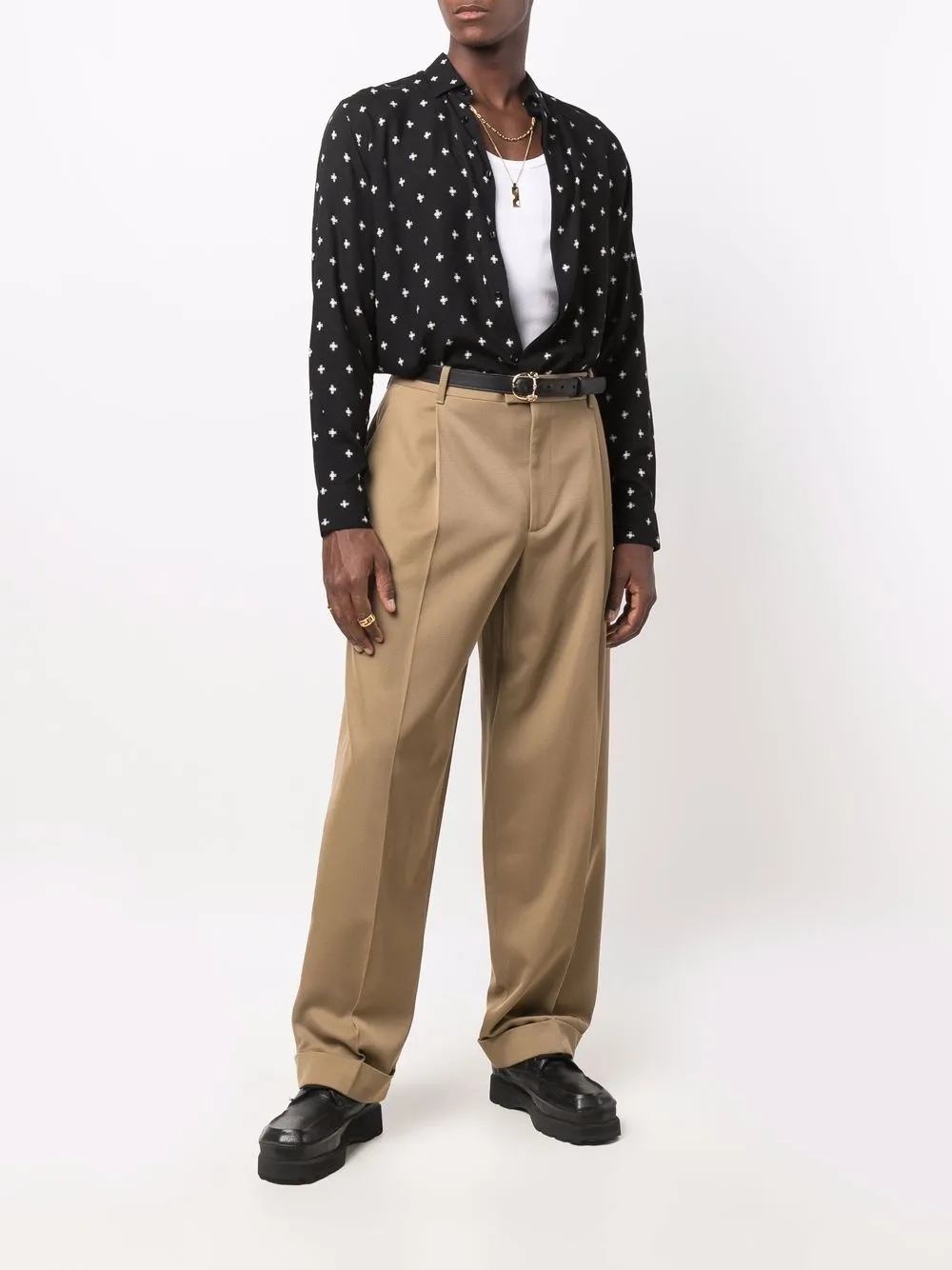 Cotton Blend Ribbed Tank Top sold by Wanan Luxury product image thumbnail 2