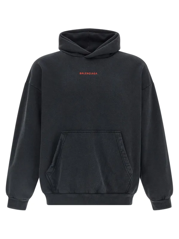 Balenciaga Back Sweatshirt Black sold by Wanan Luxury
