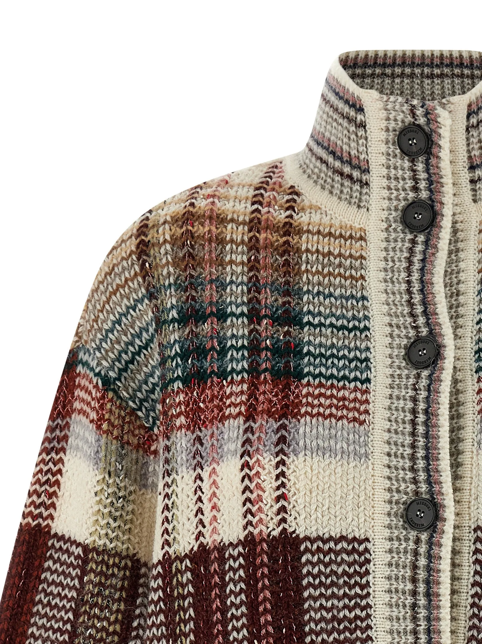 Wool Cardigan Sweaters And Cardigans Multicolor sold by Wanan Luxury product image thumbnail 3
