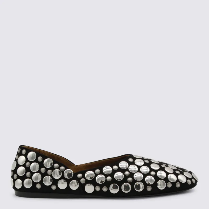 Flat Shoes Blacks And Greys sold by Wanan Luxury