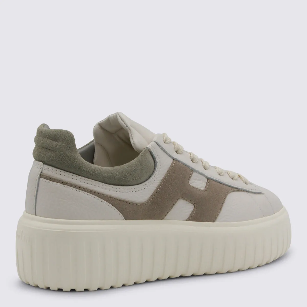 Sneakers Bianco/Tortora/Verde sold by Wanan Luxury product image thumbnail 3