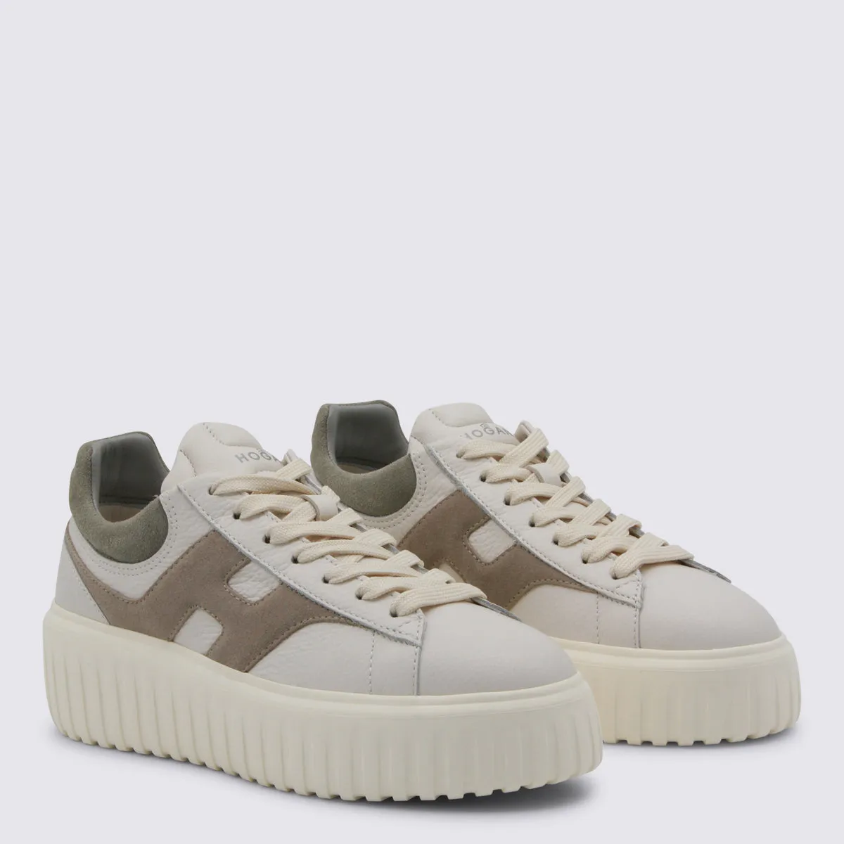 Sneakers Bianco/Tortora/Verde sold by Wanan Luxury product image thumbnail 2