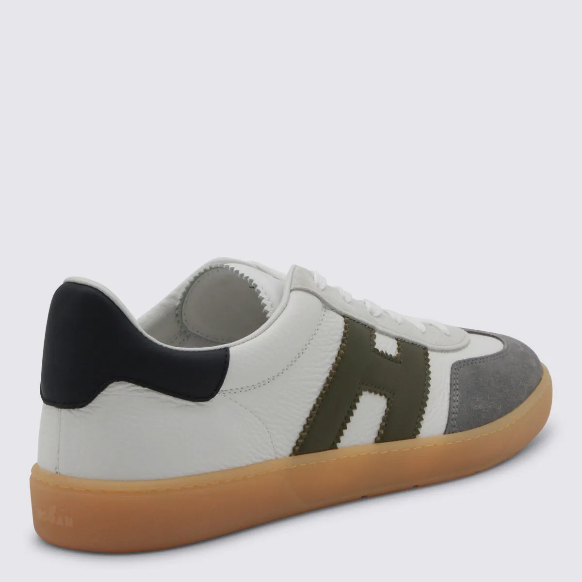 Sneakers Bianco-Oliva-Navy sold by Wanan Luxury product image thumbnail 3