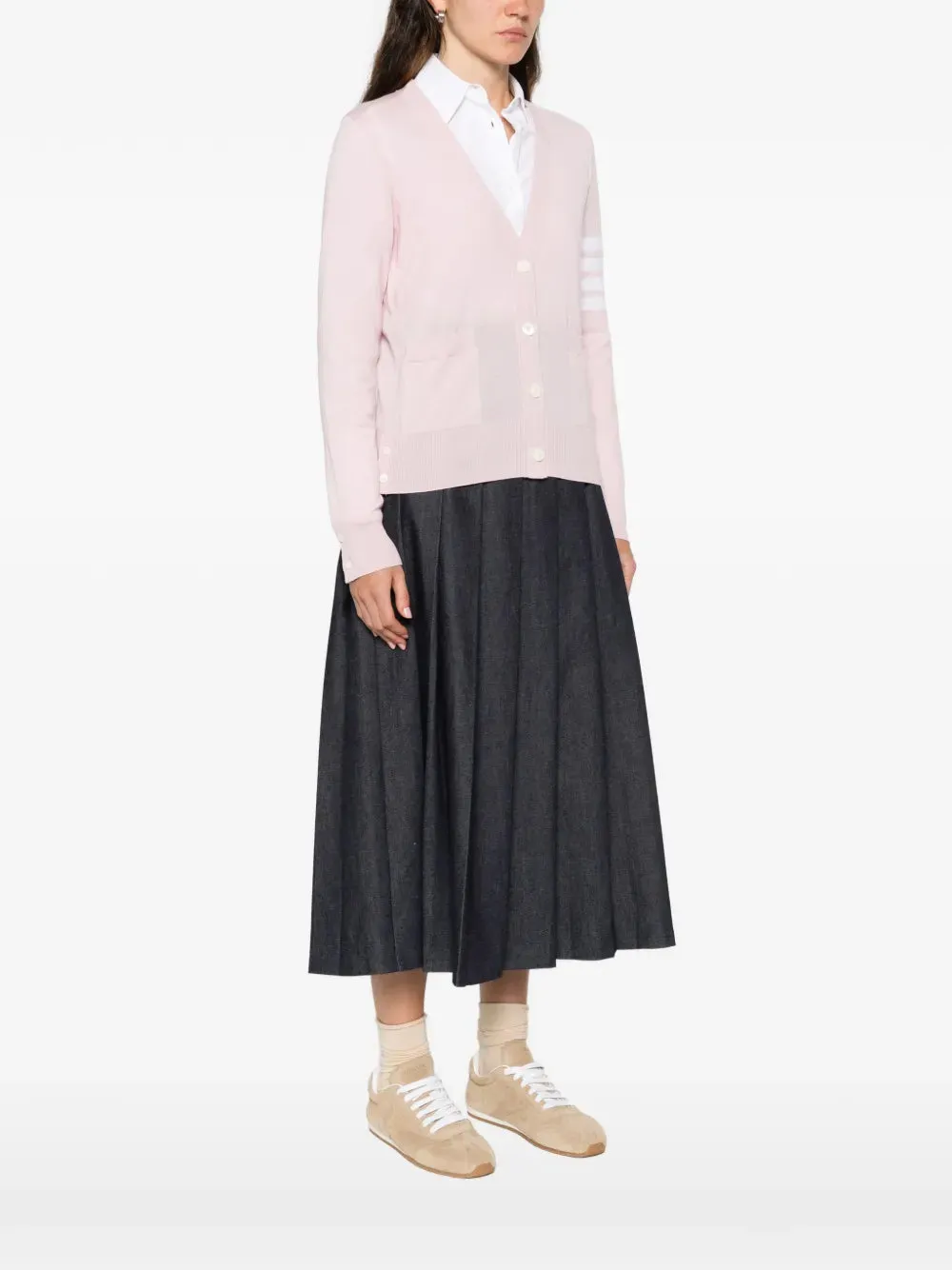 Striped Sweater With Pockets sold by Wanan Luxury product image thumbnail 3