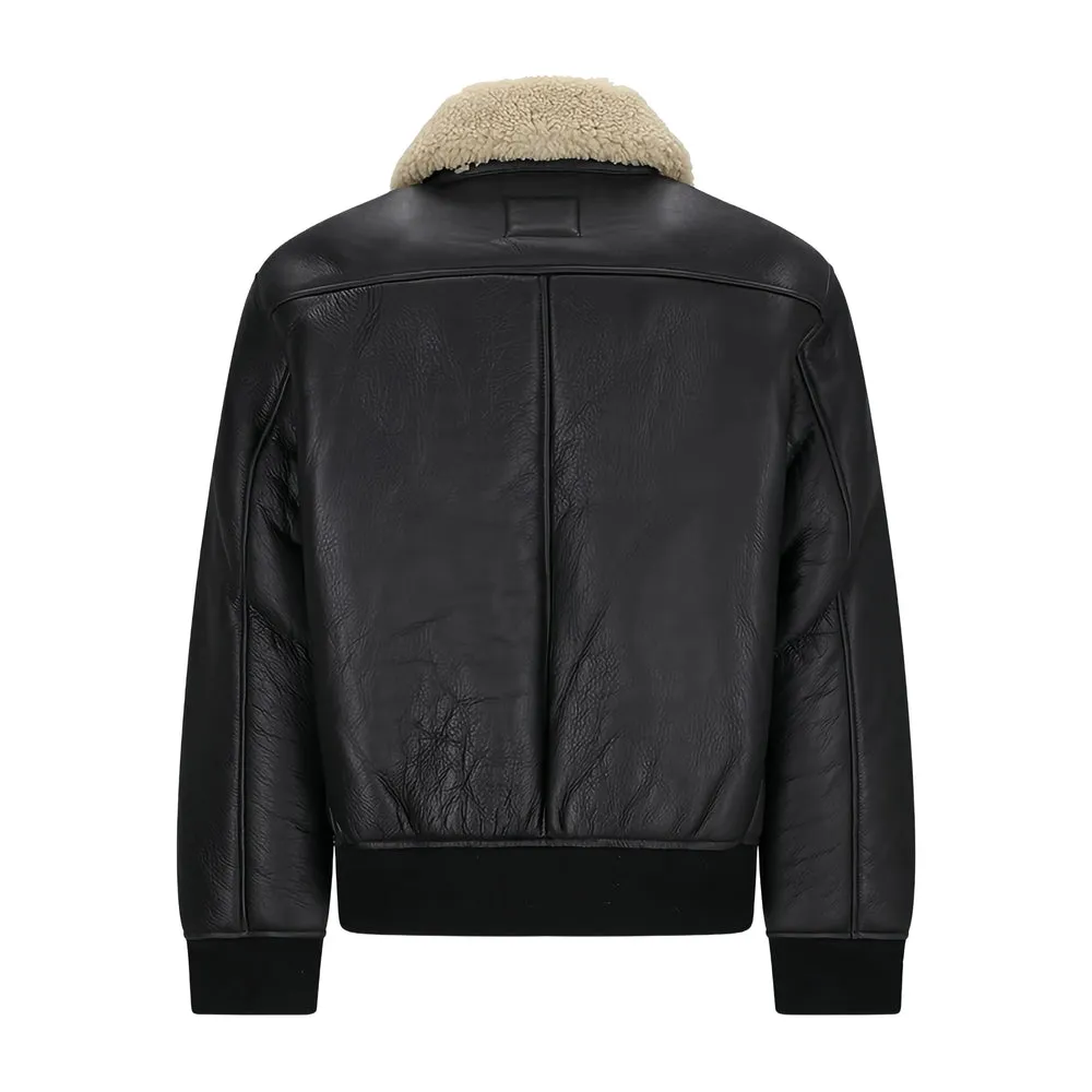 Leather Outerwears Black sold by Wanan Luxury product image thumbnail 2
