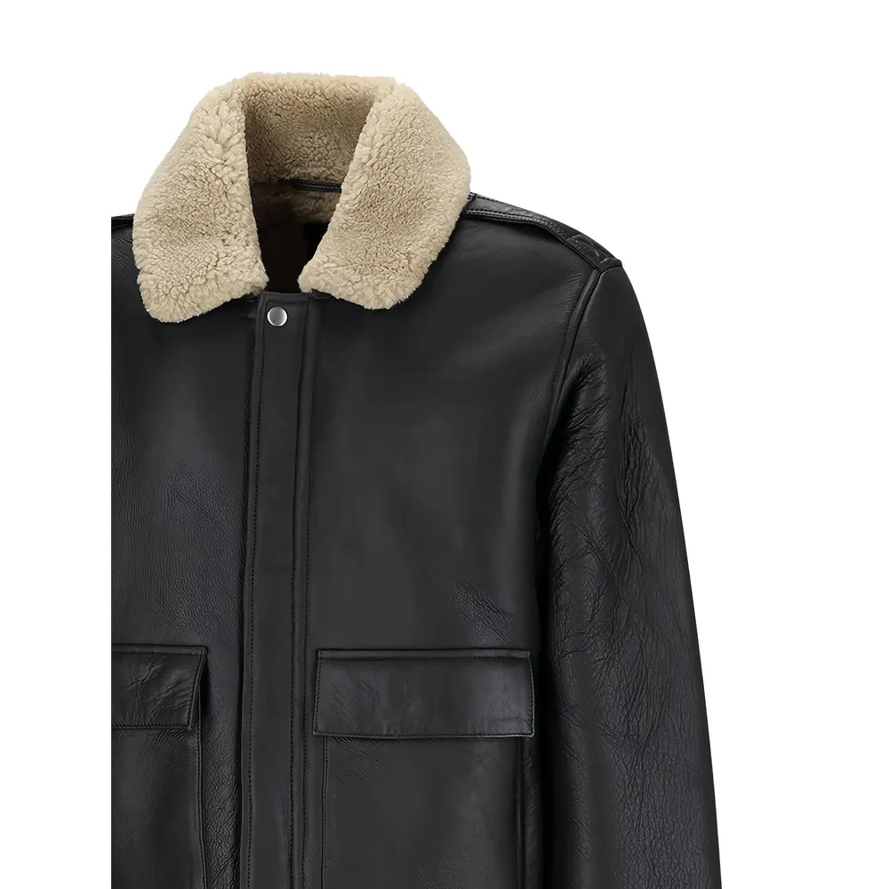 Leather Outerwears Black sold by Wanan Luxury product image thumbnail 3