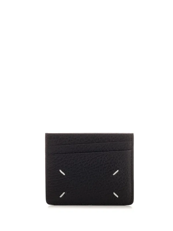 Four Stitches Wallets Black sold by Wanan Luxury