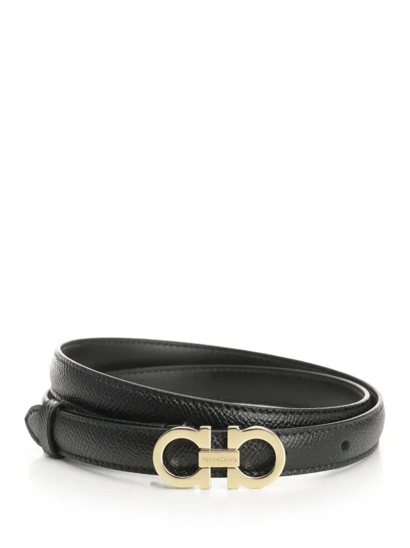 Gancini Belts Black sold by Wanan Luxury