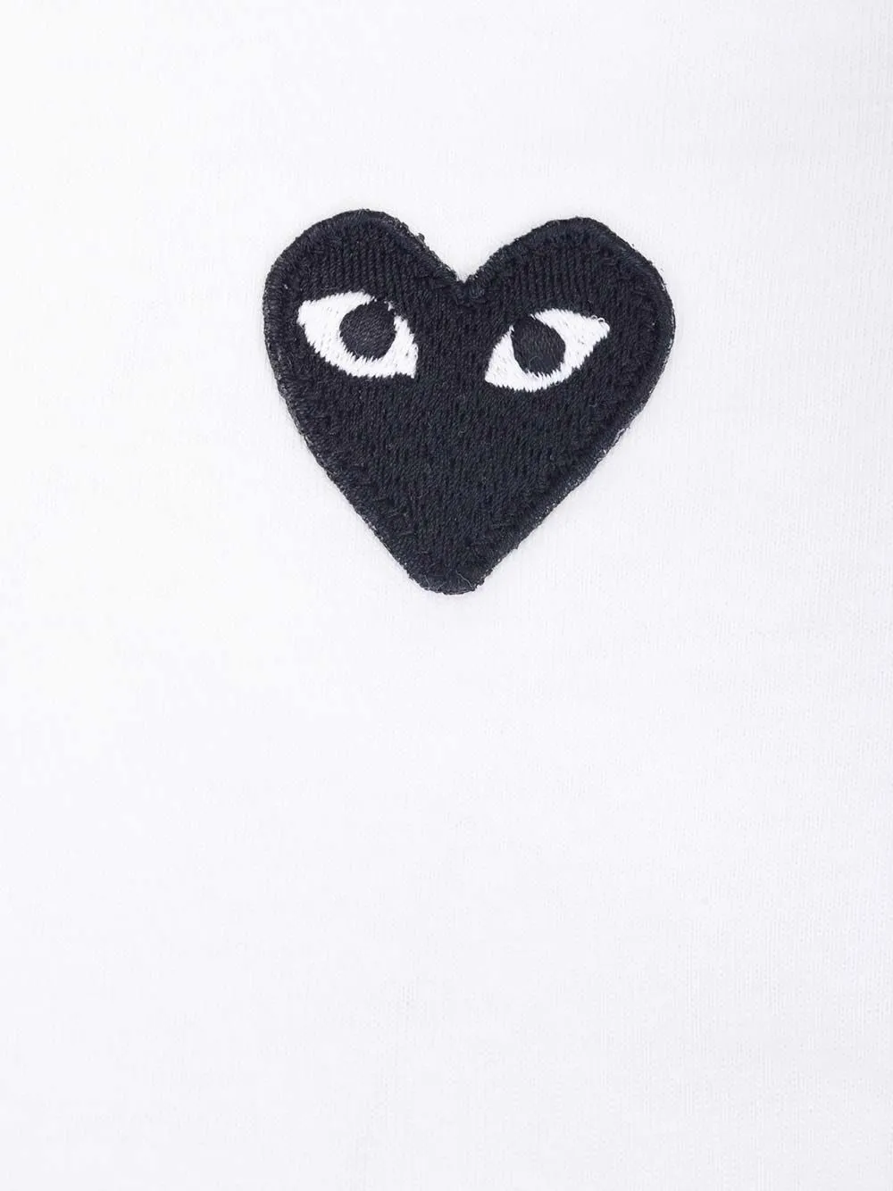 With Small Black Heart T-Shirt White sold by Wanan Luxury product image thumbnail 3