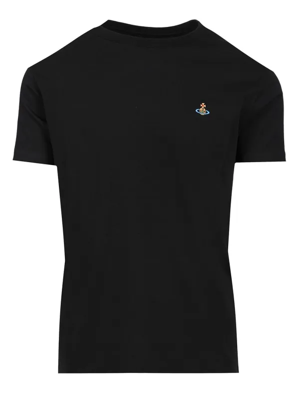 Orb T-Shirt Black made by Vivienne Westwood