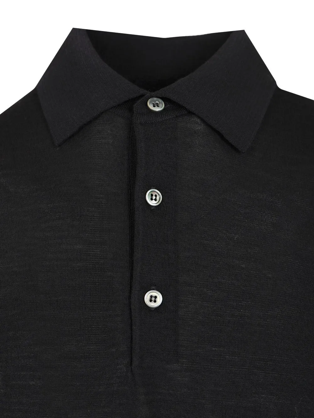 Wool Polo Shirt Blue sold by Wanan Luxury product image thumbnail 3