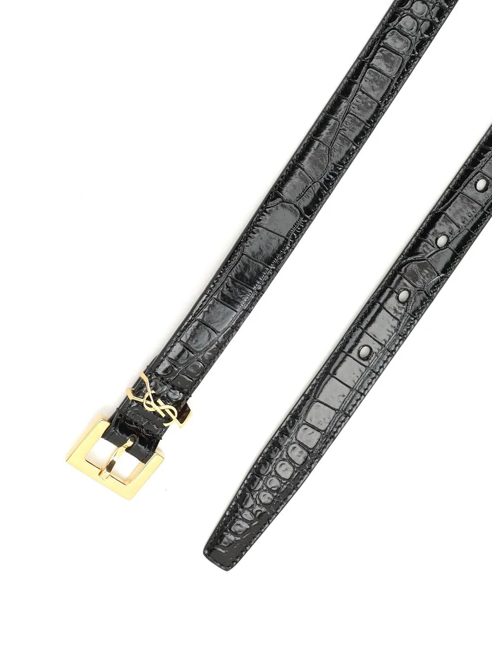 Ysl Logo Belt Belts Black sold by Wanan Luxury product image thumbnail 2