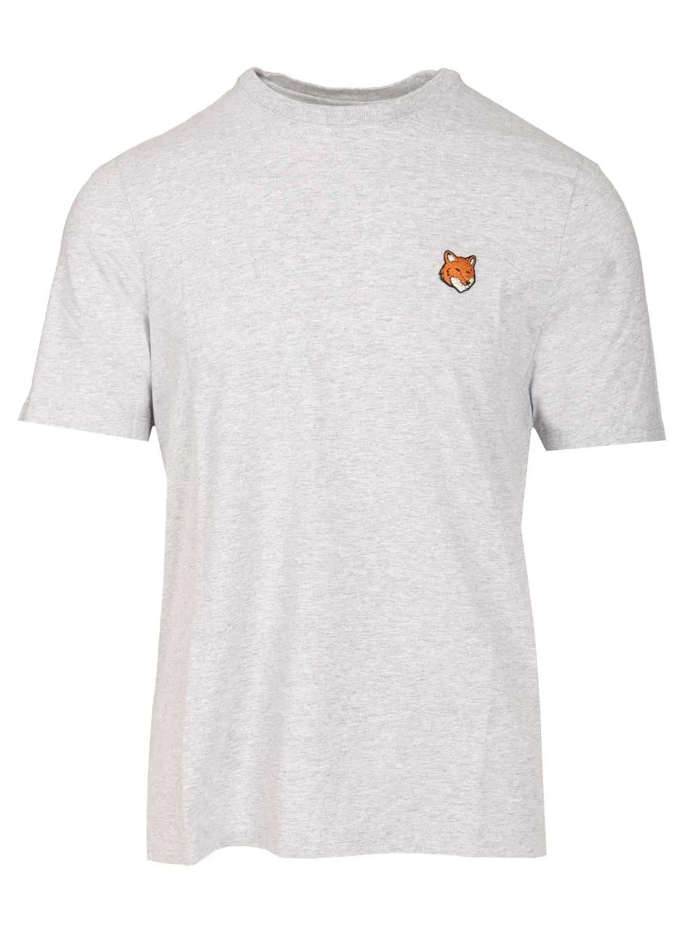 With Fox Head Embroidery T-Shirt Grey sold by Wanan Luxury