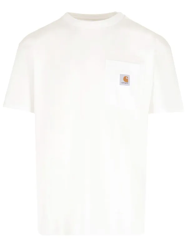 With Applied Pocket T-Shirt White sold by Wanan Luxury