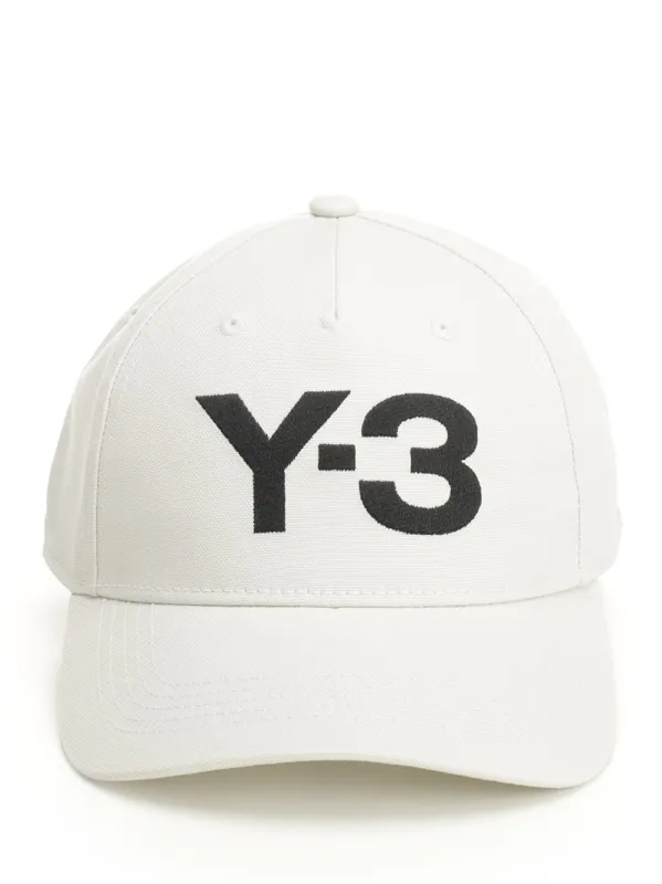 Y-3 Logo Cap Hats White sold by Wanan Luxury