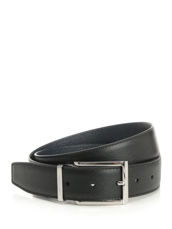 Reversible Leather Belt Belts Black sold by Wanan Luxury