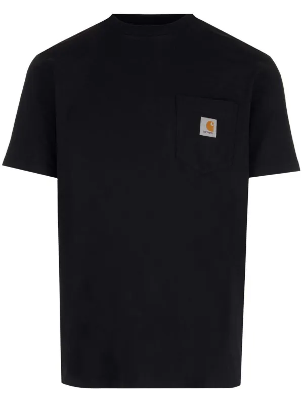With Applied Pocket T-Shirt Black sold by Wanan Luxury