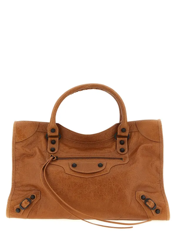 Le City Bag M Hand Bags Brown sold by Wanan Luxury